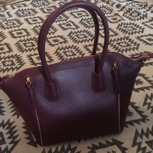 Maroon purse